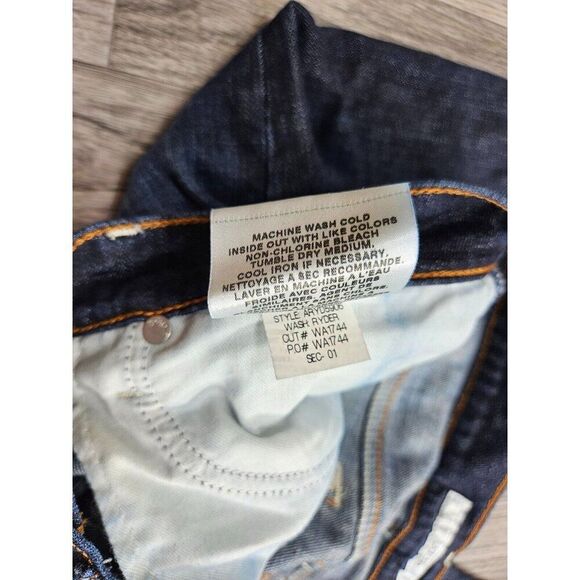 Joe's Womens Size 28 Whiskered Kicker Socialite Embroidered Blue Jeans Capris - Picture 6 of 11